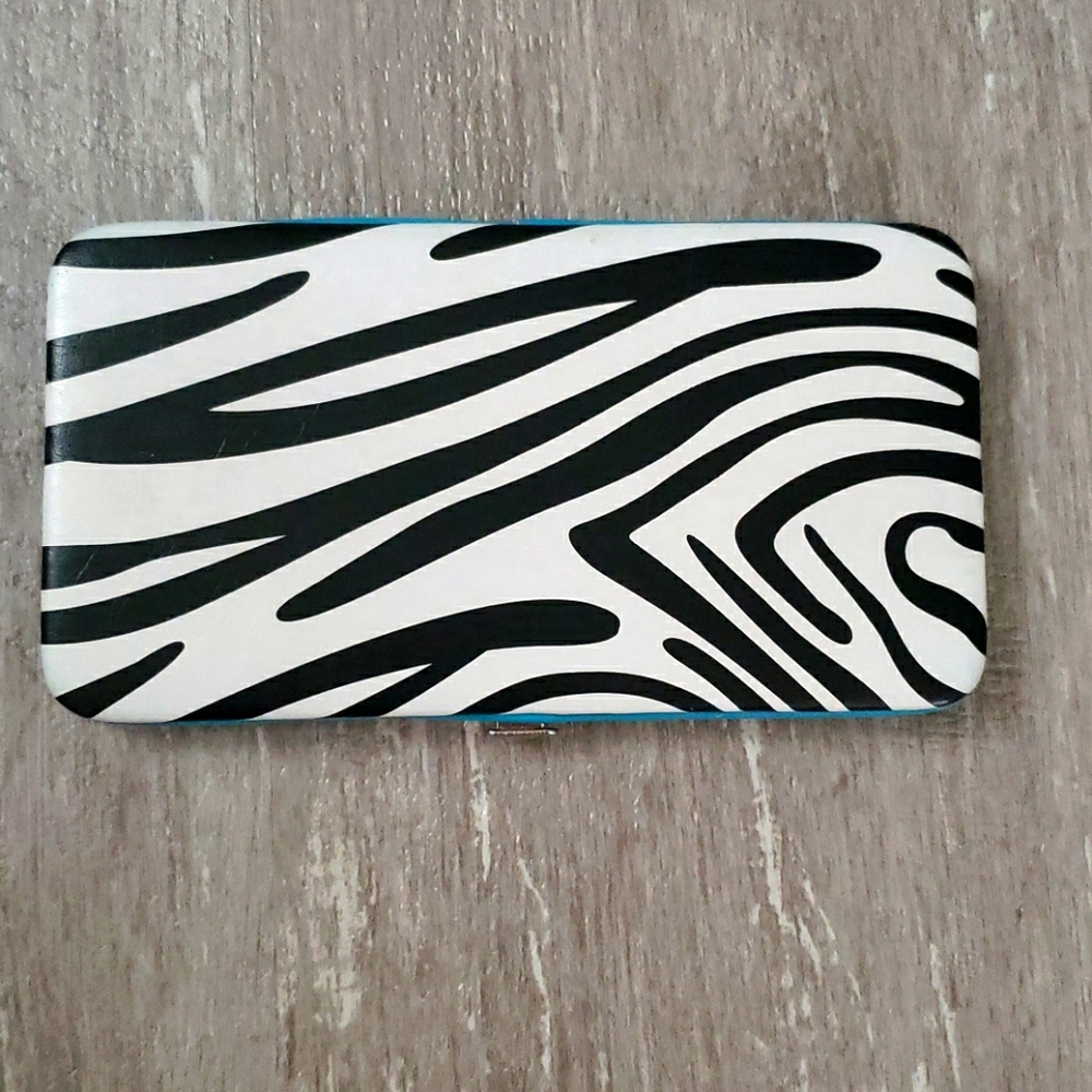 Zebra stripped wallet